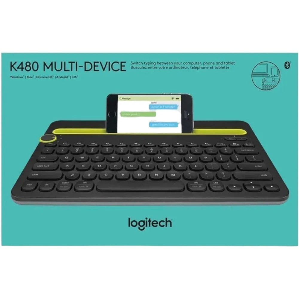 Bluetooth Multi-Device Logitech K480 Keyboard - Picture 6 of 14